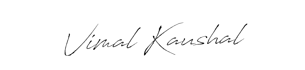 Also You can easily find your signature by using the search form. We will create Vimal Kaushal name handwritten signature images for you free of cost using Antro_Vectra sign style. Vimal Kaushal signature style 6 images and pictures png