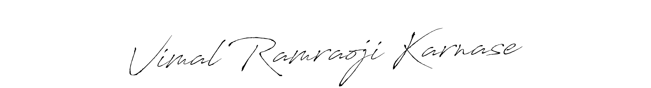 Use a signature maker to create a handwritten signature online. With this signature software, you can design (Antro_Vectra) your own signature for name Vimal Ramraoji Karnase. Vimal Ramraoji Karnase signature style 6 images and pictures png