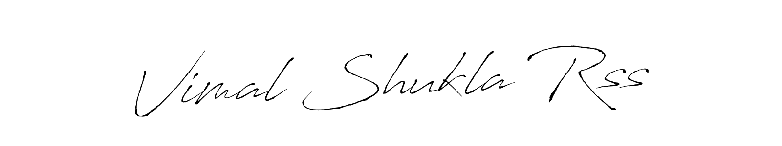 Make a beautiful signature design for name Vimal Shukla Rss. With this signature (Antro_Vectra) style, you can create a handwritten signature for free. Vimal Shukla Rss signature style 6 images and pictures png