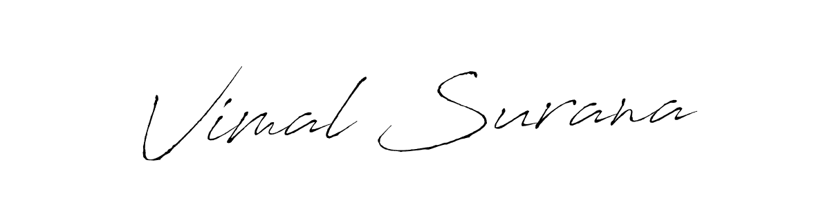 It looks lik you need a new signature style for name Vimal Surana. Design unique handwritten (Antro_Vectra) signature with our free signature maker in just a few clicks. Vimal Surana signature style 6 images and pictures png