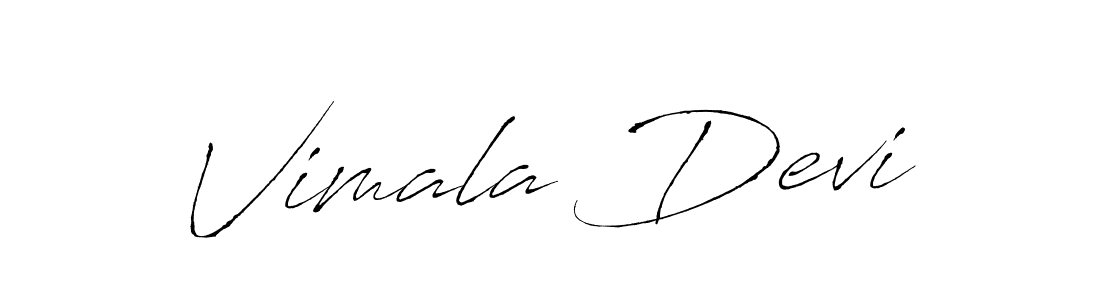 Design your own signature with our free online signature maker. With this signature software, you can create a handwritten (Antro_Vectra) signature for name Vimala Devi. Vimala Devi signature style 6 images and pictures png