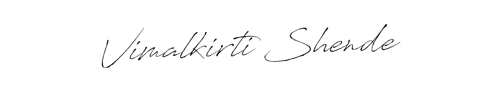 Make a beautiful signature design for name Vimalkirti Shende. Use this online signature maker to create a handwritten signature for free. Vimalkirti Shende signature style 6 images and pictures png