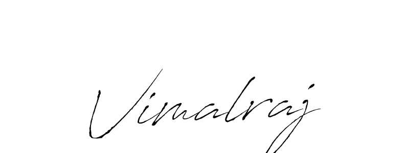 Design your own signature with our free online signature maker. With this signature software, you can create a handwritten (Antro_Vectra) signature for name Vimalraj. Vimalraj signature style 6 images and pictures png