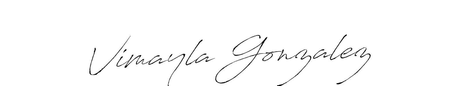 if you are searching for the best signature style for your name Vimayla Gonzalez. so please give up your signature search. here we have designed multiple signature styles  using Antro_Vectra. Vimayla Gonzalez signature style 6 images and pictures png