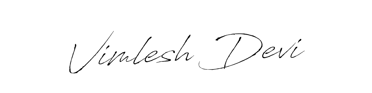 Also we have Vimlesh Devi name is the best signature style. Create professional handwritten signature collection using Antro_Vectra autograph style. Vimlesh Devi signature style 6 images and pictures png