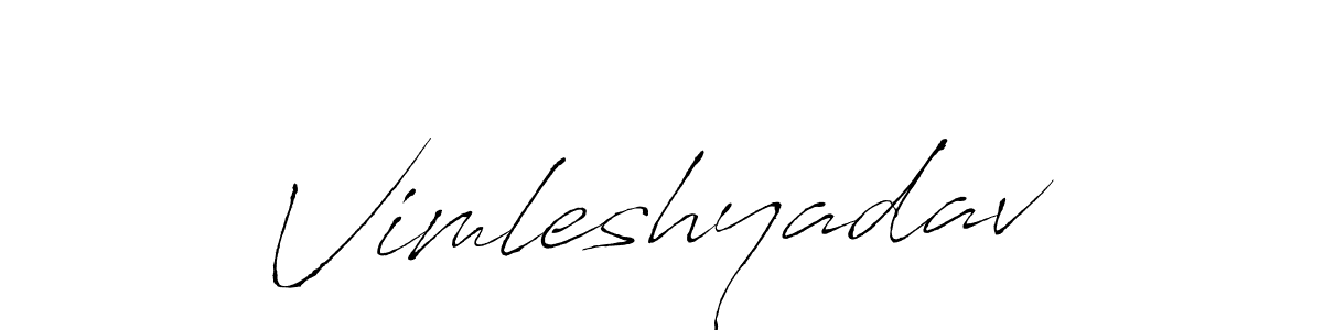 How to make Vimleshyadav name signature. Use Antro_Vectra style for creating short signs online. This is the latest handwritten sign. Vimleshyadav signature style 6 images and pictures png