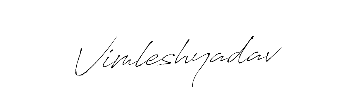 How to make Vimleshyadav name signature. Use Antro_Vectra style for creating short signs online. This is the latest handwritten sign. Vimleshyadav signature style 6 images and pictures png