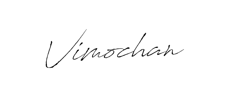 Use a signature maker to create a handwritten signature online. With this signature software, you can design (Antro_Vectra) your own signature for name Vimochan. Vimochan signature style 6 images and pictures png