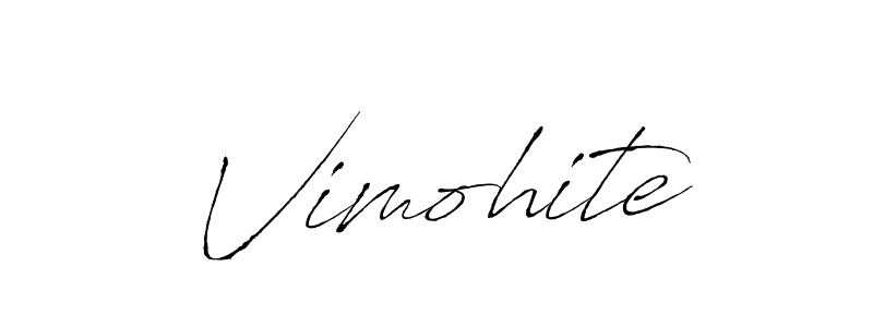 Vimohite stylish signature style. Best Handwritten Sign (Antro_Vectra) for my name. Handwritten Signature Collection Ideas for my name Vimohite. Vimohite signature style 6 images and pictures png
