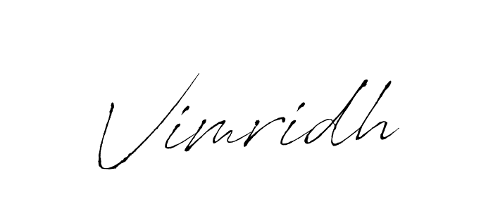 How to make Vimridh name signature. Use Antro_Vectra style for creating short signs online. This is the latest handwritten sign. Vimridh signature style 6 images and pictures png