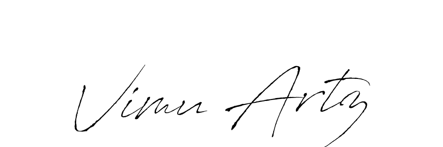 You should practise on your own different ways (Antro_Vectra) to write your name (Vimu Artz) in signature. don't let someone else do it for you. Vimu Artz signature style 6 images and pictures png