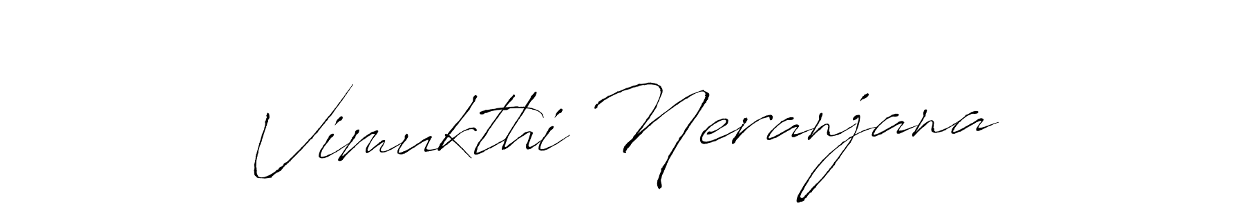 Create a beautiful signature design for name Vimukthi Neranjana. With this signature (Antro_Vectra) fonts, you can make a handwritten signature for free. Vimukthi Neranjana signature style 6 images and pictures png