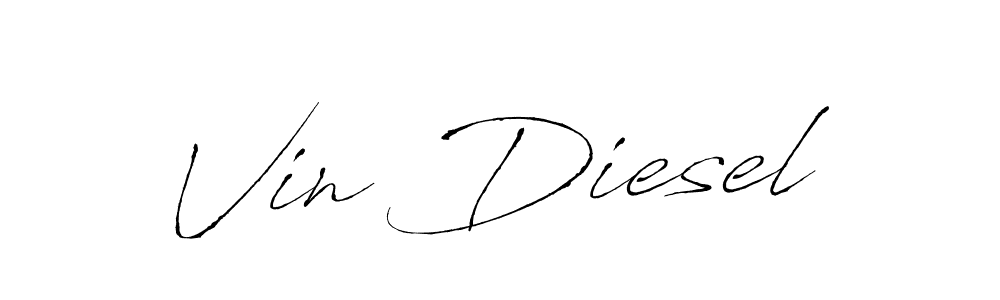 It looks lik you need a new signature style for name Vin Diesel. Design unique handwritten (Antro_Vectra) signature with our free signature maker in just a few clicks. Vin Diesel signature style 6 images and pictures png