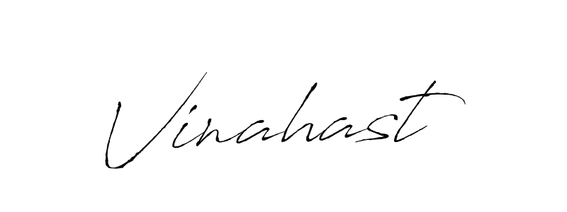 Create a beautiful signature design for name Vinahast. With this signature (Antro_Vectra) fonts, you can make a handwritten signature for free. Vinahast signature style 6 images and pictures png