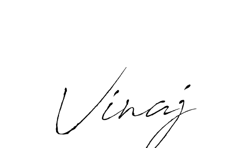 Use a signature maker to create a handwritten signature online. With this signature software, you can design (Antro_Vectra) your own signature for name Vinaj. Vinaj signature style 6 images and pictures png