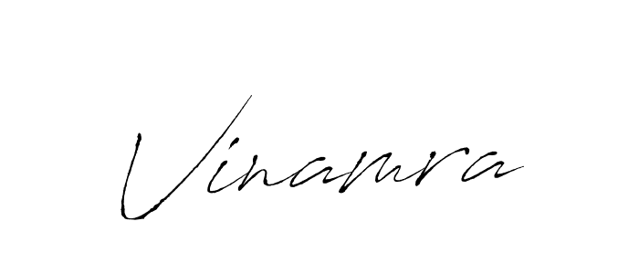 Make a beautiful signature design for name Vinamra. With this signature (Antro_Vectra) style, you can create a handwritten signature for free. Vinamra signature style 6 images and pictures png