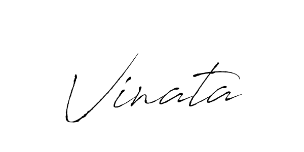 Also we have Vinata name is the best signature style. Create professional handwritten signature collection using Antro_Vectra autograph style. Vinata signature style 6 images and pictures png