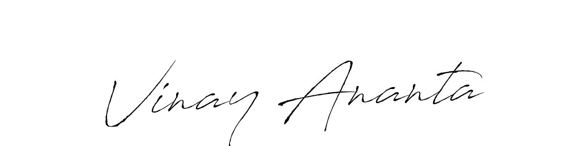 Make a short Vinay Ananta signature style. Manage your documents anywhere anytime using Antro_Vectra. Create and add eSignatures, submit forms, share and send files easily. Vinay Ananta signature style 6 images and pictures png