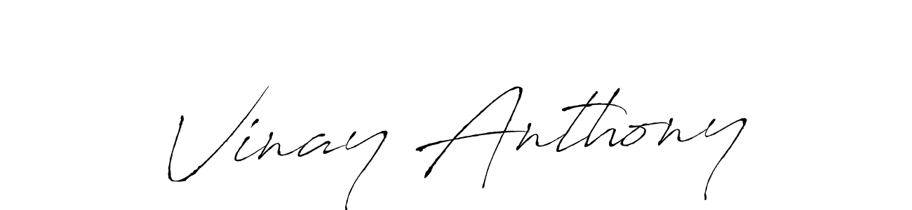 Similarly Antro_Vectra is the best handwritten signature design. Signature creator online .You can use it as an online autograph creator for name Vinay Anthony. Vinay Anthony signature style 6 images and pictures png