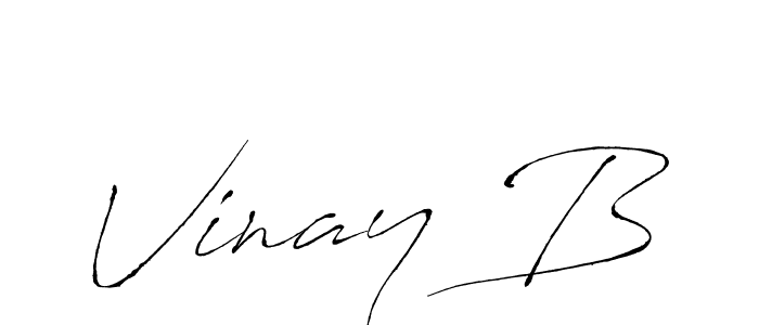 if you are searching for the best signature style for your name Vinay B. so please give up your signature search. here we have designed multiple signature styles  using Antro_Vectra. Vinay B signature style 6 images and pictures png