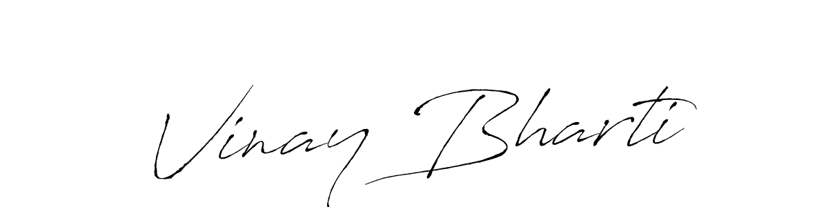 Antro_Vectra is a professional signature style that is perfect for those who want to add a touch of class to their signature. It is also a great choice for those who want to make their signature more unique. Get Vinay Bharti name to fancy signature for free. Vinay Bharti signature style 6 images and pictures png