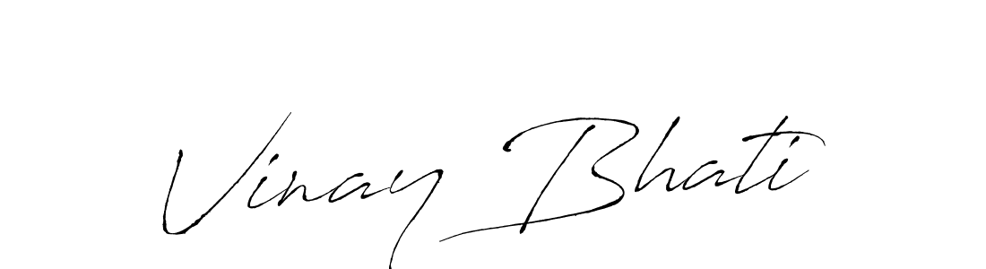 Similarly Antro_Vectra is the best handwritten signature design. Signature creator online .You can use it as an online autograph creator for name Vinay Bhati. Vinay Bhati signature style 6 images and pictures png