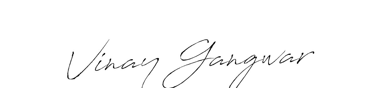 Make a beautiful signature design for name Vinay Gangwar. Use this online signature maker to create a handwritten signature for free. Vinay Gangwar signature style 6 images and pictures png