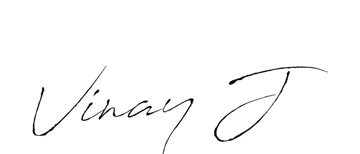 The best way (Antro_Vectra) to make a short signature is to pick only two or three words in your name. The name Vinay J include a total of six letters. For converting this name. Vinay J signature style 6 images and pictures png