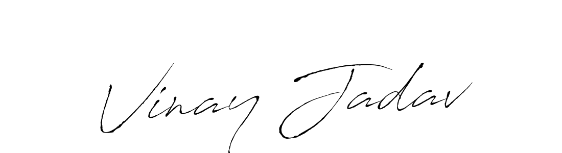 The best way (Antro_Vectra) to make a short signature is to pick only two or three words in your name. The name Vinay Jadav include a total of six letters. For converting this name. Vinay Jadav signature style 6 images and pictures png