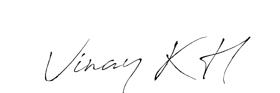 Similarly Antro_Vectra is the best handwritten signature design. Signature creator online .You can use it as an online autograph creator for name Vinay K H. Vinay K H signature style 6 images and pictures png