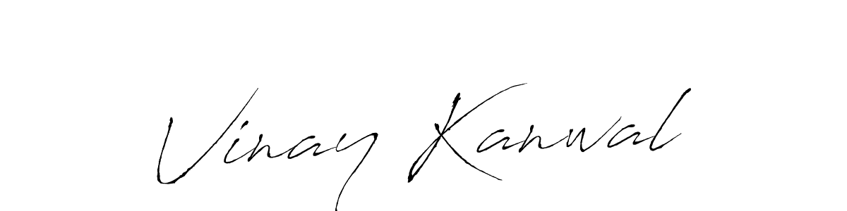 It looks lik you need a new signature style for name Vinay Kanwal. Design unique handwritten (Antro_Vectra) signature with our free signature maker in just a few clicks. Vinay Kanwal signature style 6 images and pictures png