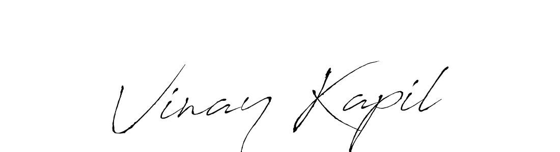 The best way (Antro_Vectra) to make a short signature is to pick only two or three words in your name. The name Vinay Kapil include a total of six letters. For converting this name. Vinay Kapil signature style 6 images and pictures png