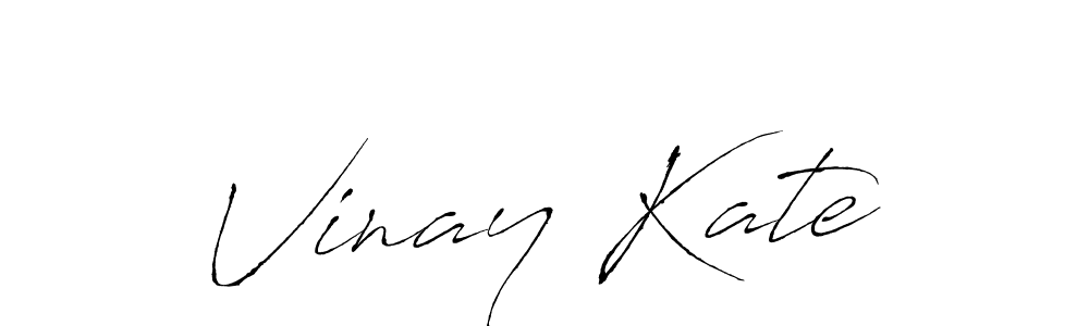 Similarly Antro_Vectra is the best handwritten signature design. Signature creator online .You can use it as an online autograph creator for name Vinay Kate. Vinay Kate signature style 6 images and pictures png