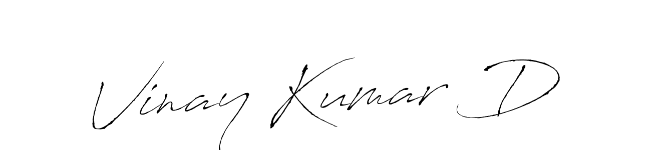 Here are the top 10 professional signature styles for the name Vinay Kumar D. These are the best autograph styles you can use for your name. Vinay Kumar D signature style 6 images and pictures png