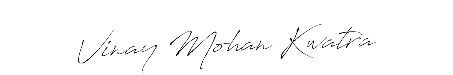 Vinay Mohan Kwatra stylish signature style. Best Handwritten Sign (Antro_Vectra) for my name. Handwritten Signature Collection Ideas for my name Vinay Mohan Kwatra. Vinay Mohan Kwatra signature style 6 images and pictures png