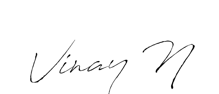 Make a beautiful signature design for name Vinay N. Use this online signature maker to create a handwritten signature for free. Vinay N signature style 6 images and pictures png