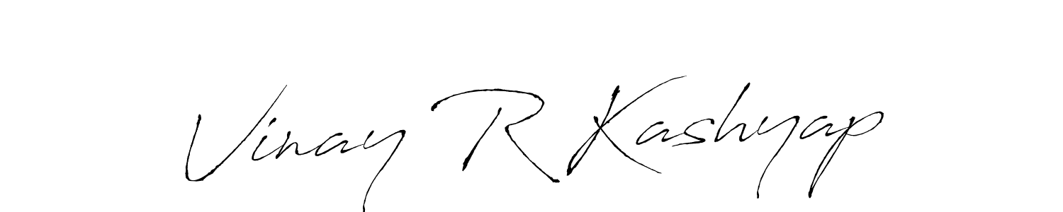 Also You can easily find your signature by using the search form. We will create Vinay R Kashyap name handwritten signature images for you free of cost using Antro_Vectra sign style. Vinay R Kashyap signature style 6 images and pictures png