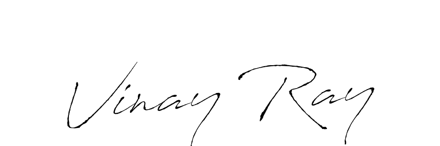 How to make Vinay Ray signature? Antro_Vectra is a professional autograph style. Create handwritten signature for Vinay Ray name. Vinay Ray signature style 6 images and pictures png