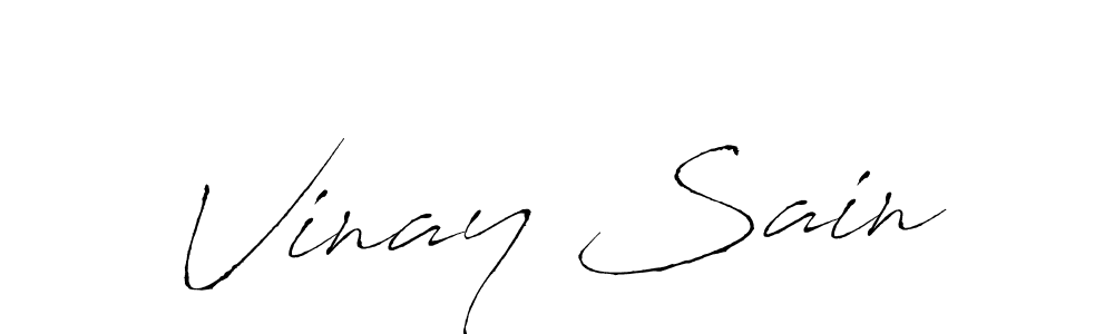 You can use this online signature creator to create a handwritten signature for the name Vinay Sain. This is the best online autograph maker. Vinay Sain signature style 6 images and pictures png