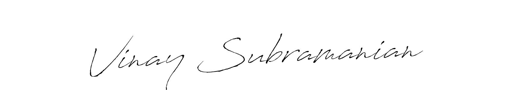 The best way (Antro_Vectra) to make a short signature is to pick only two or three words in your name. The name Vinay Subramanian include a total of six letters. For converting this name. Vinay Subramanian signature style 6 images and pictures png