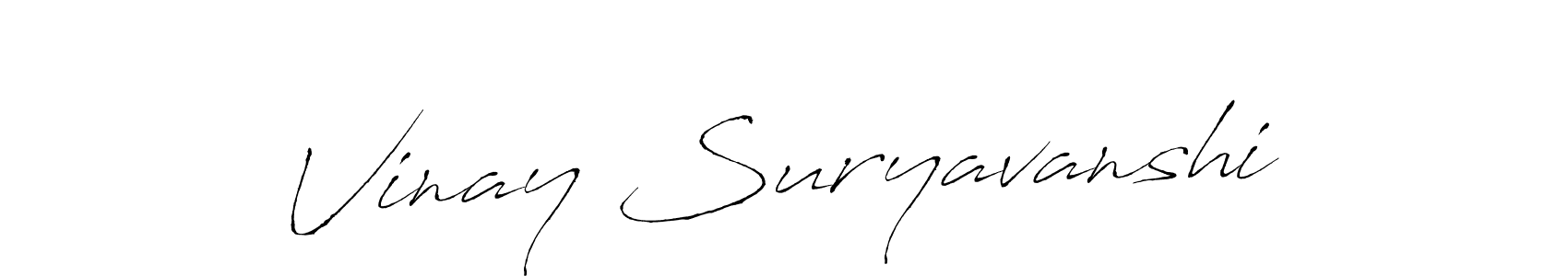 It looks lik you need a new signature style for name Vinay Suryavanshi. Design unique handwritten (Antro_Vectra) signature with our free signature maker in just a few clicks. Vinay Suryavanshi signature style 6 images and pictures png