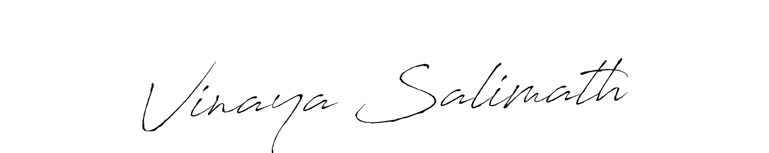 Design your own signature with our free online signature maker. With this signature software, you can create a handwritten (Antro_Vectra) signature for name Vinaya Salimath. Vinaya Salimath signature style 6 images and pictures png