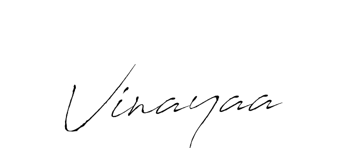 Create a beautiful signature design for name Vinayaa. With this signature (Antro_Vectra) fonts, you can make a handwritten signature for free. Vinayaa signature style 6 images and pictures png