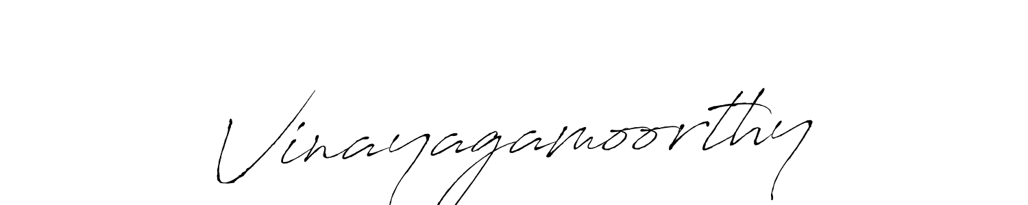 How to make Vinayagamoorthy signature? Antro_Vectra is a professional autograph style. Create handwritten signature for Vinayagamoorthy name. Vinayagamoorthy signature style 6 images and pictures png