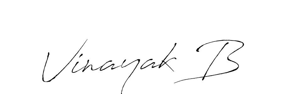 It looks lik you need a new signature style for name Vinayak B. Design unique handwritten (Antro_Vectra) signature with our free signature maker in just a few clicks. Vinayak B signature style 6 images and pictures png