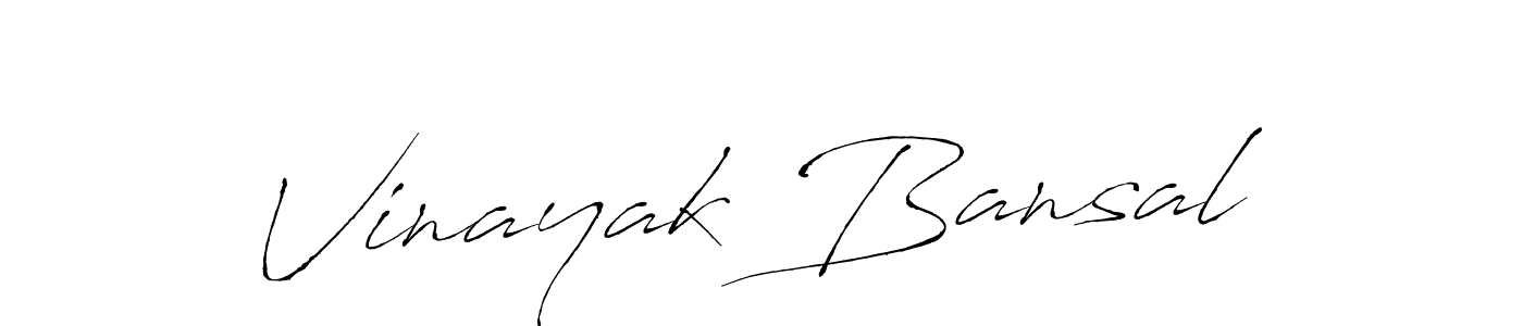 You should practise on your own different ways (Antro_Vectra) to write your name (Vinayak Bansal) in signature. don't let someone else do it for you. Vinayak Bansal signature style 6 images and pictures png