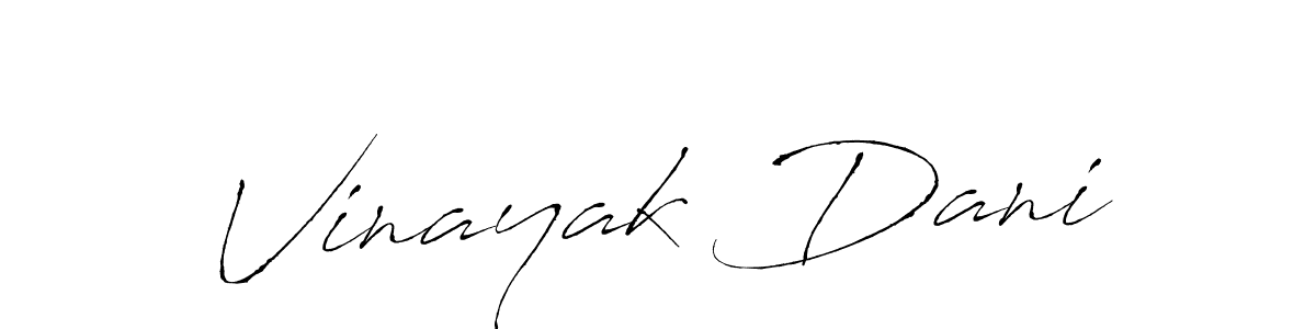 Also You can easily find your signature by using the search form. We will create Vinayak Dani name handwritten signature images for you free of cost using Antro_Vectra sign style. Vinayak Dani signature style 6 images and pictures png