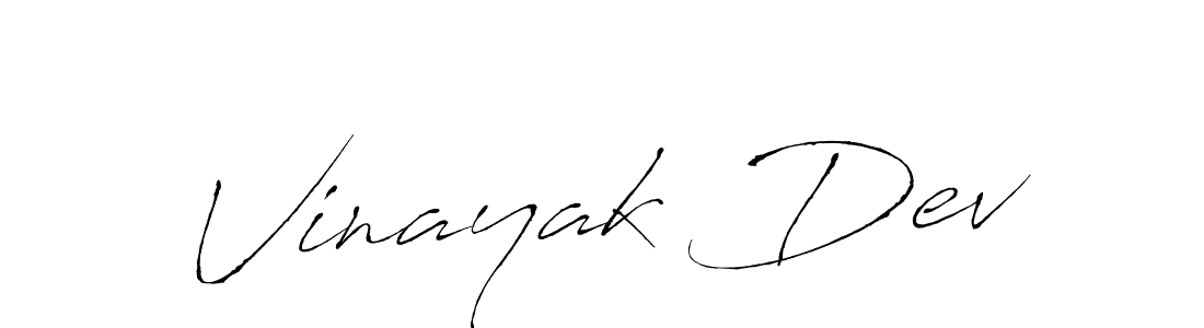 Also You can easily find your signature by using the search form. We will create Vinayak Dev name handwritten signature images for you free of cost using Antro_Vectra sign style. Vinayak Dev signature style 6 images and pictures png