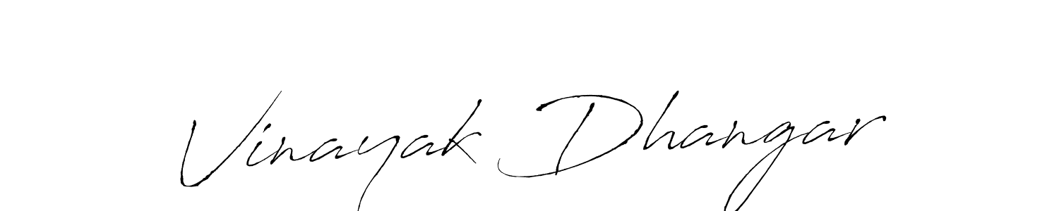 Vinayak Dhangar stylish signature style. Best Handwritten Sign (Antro_Vectra) for my name. Handwritten Signature Collection Ideas for my name Vinayak Dhangar. Vinayak Dhangar signature style 6 images and pictures png