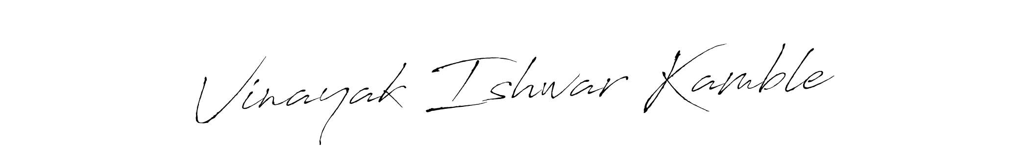 You should practise on your own different ways (Antro_Vectra) to write your name (Vinayak Ishwar Kamble) in signature. don't let someone else do it for you. Vinayak Ishwar Kamble signature style 6 images and pictures png